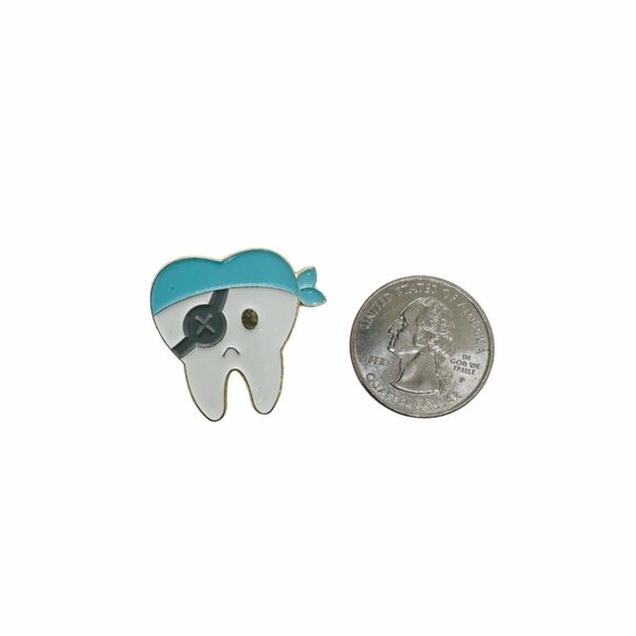 Oral Health Enamel Pins Lapel Badges Tooth Brooches Jewelry Tooth Fairy Dentist - Picture 6 of 6